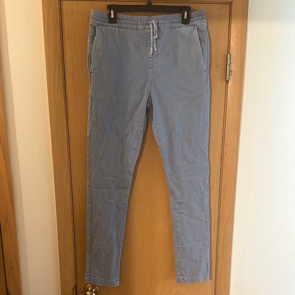 Modern American Lockdown Cargo Jean Pants Casual Blue Size Medium